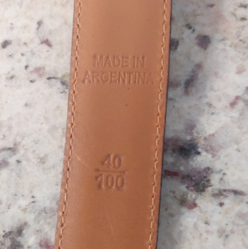 NWOT Men's POLO Ralph Lauren Brown Leather Belt Size 40